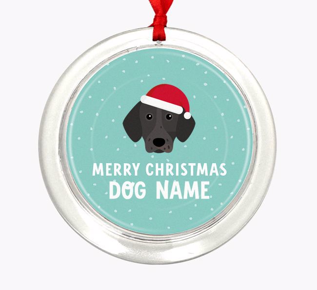 Merry Christmas: Personalized {breedFullName} Christmas Decoration